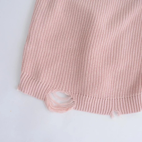 SER.O.YA Lola Dress 2 Piece Matching  Set Distressed Crop Top & Mini Skirt M NWT - Picture 4 of 11